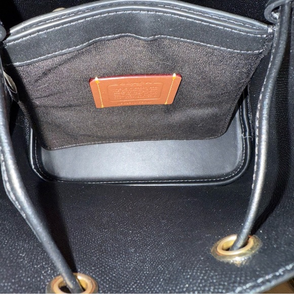 Coach Rowan Bucket Bag In Signature Canvas - Picture 8 of 9